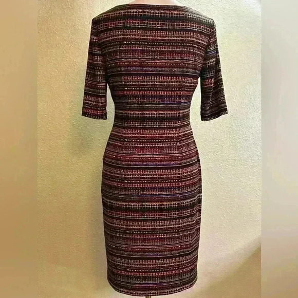 Connected Apparel Front Tiered Ruffle Dress Size 6 - Picture 3 of 3